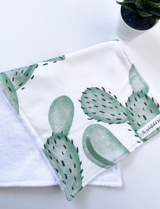 Cactus Organic Cotton Knit Burp Cloth